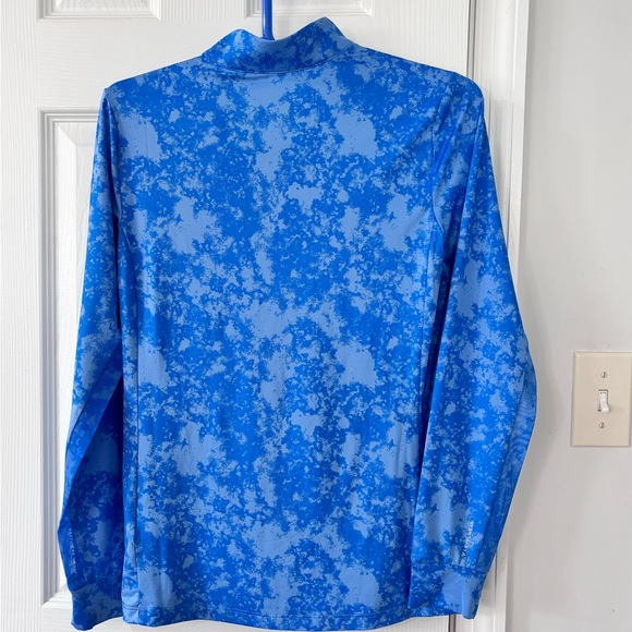 Levelwear Women's Vibrant Blue Long Sleeve Tee - Picture 2 of 12